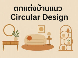 ประโยชน์ของการตกแต่งบ้านแนว Circular Design ต่อความสวยงามและการใช้ชีวิต ตกแต่งบ้านแนว Circular Design